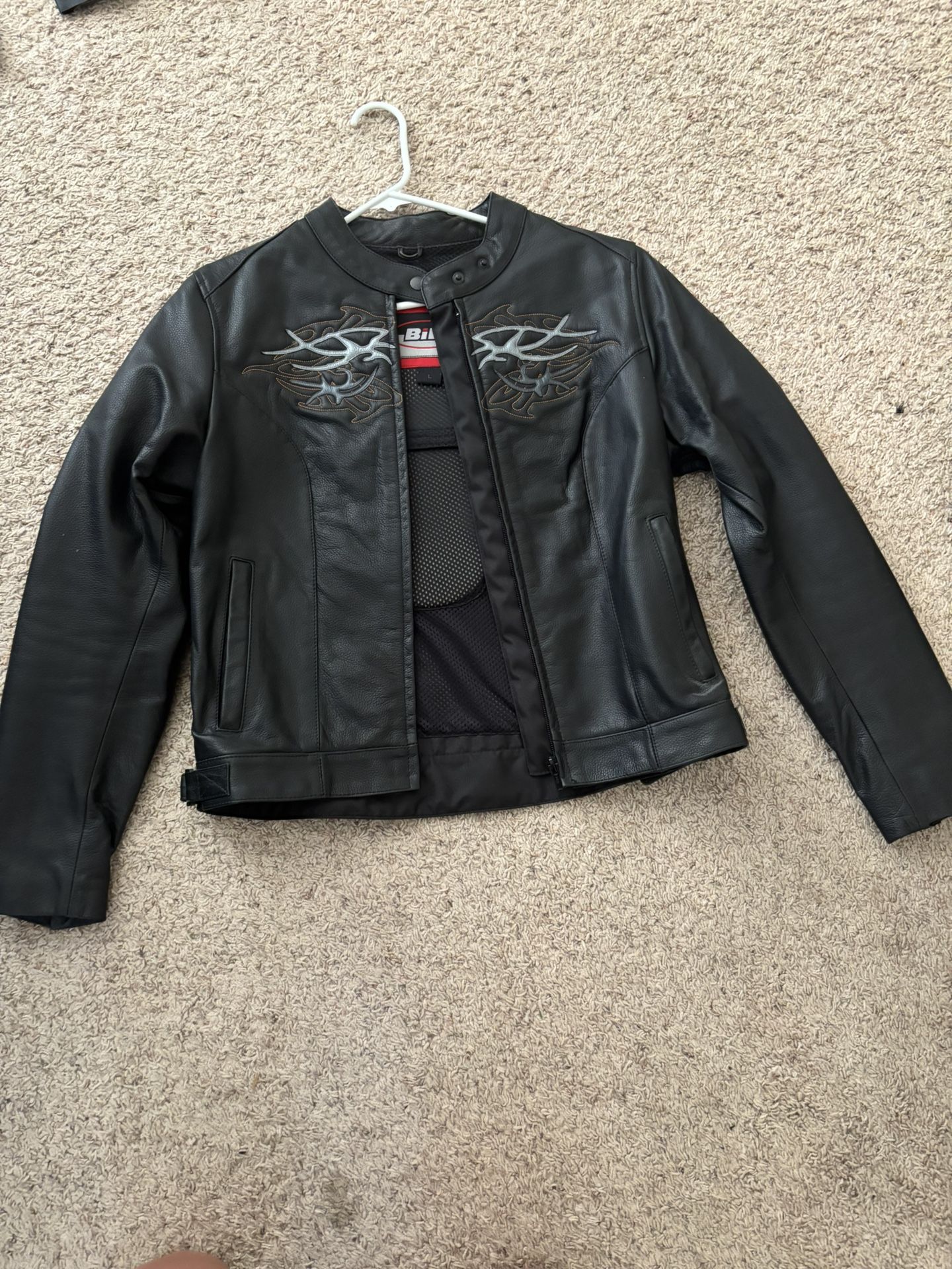 Leather Motorcycle Woman Jacket