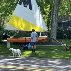 Sailboat and Trailer 