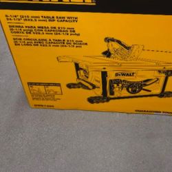 Dewalt Table Saw In Box 