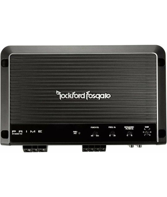 Rockford Fosgate R1200-1D Prime 1,200 Watt Class-D Mono Amplifier

