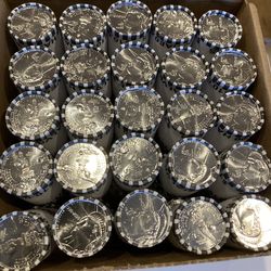 1(contact info removed) Half Dollar Uncirculated Roll Denver Mint