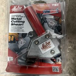Malco Turbo shear metal cutting tool Box Cutter Attachment