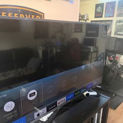 65” Samsung TV (w/ a small sun spot - barely noticeable)