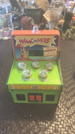 Whac-A-Mole Electronic Mini Arcade Game - Midway Classics Retro