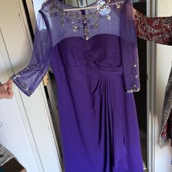 Purple Wedding Dress