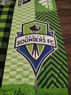 6 Seattle Sounders Scarves.... Yes They're Available And More To Be Listed