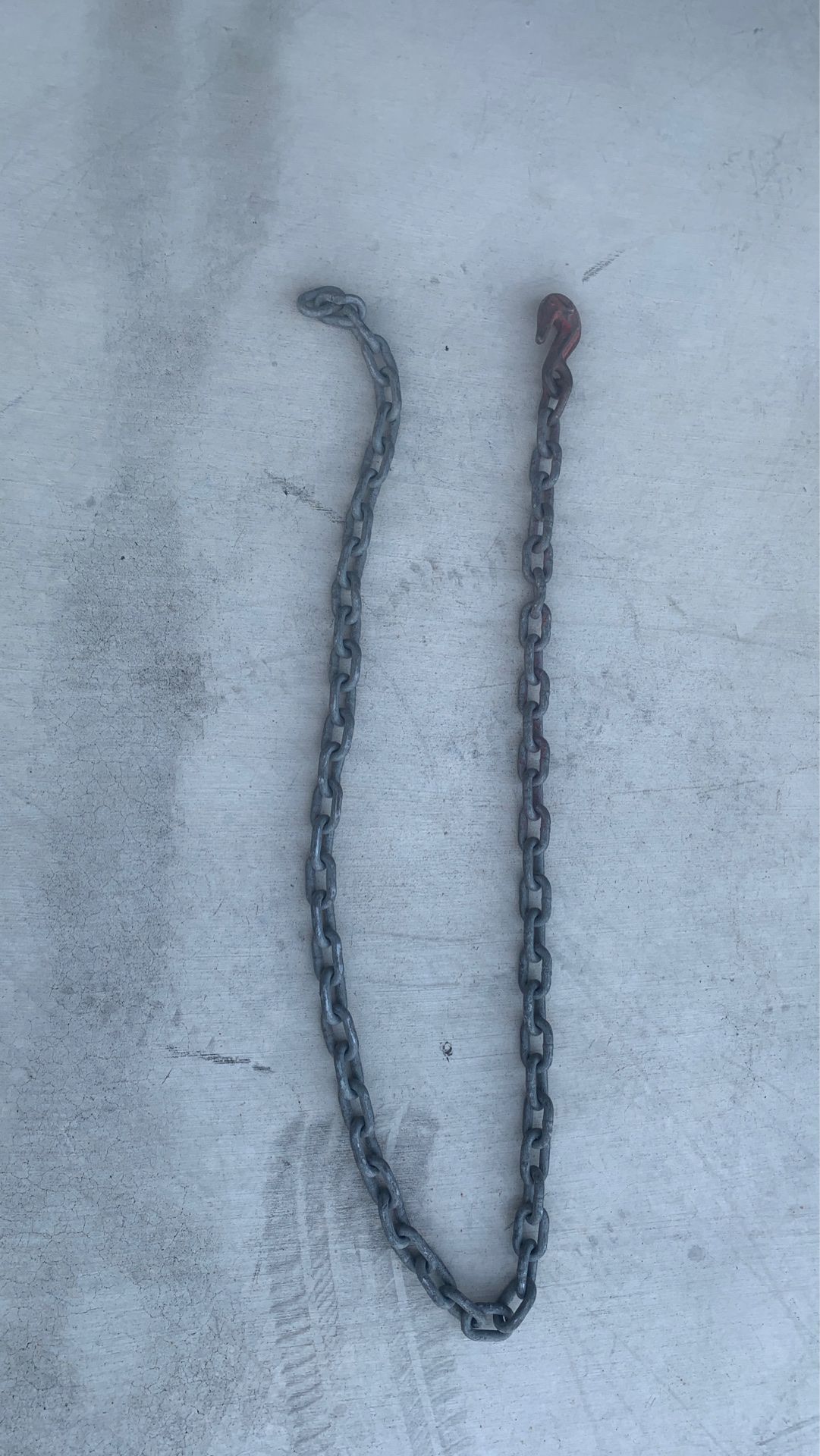 chain from the winch