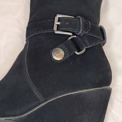 Coach Candid wedge Boots 8.5