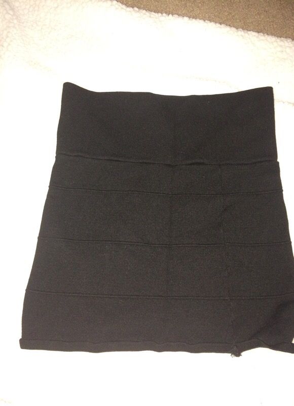 Black womens pencil mini skirt size s