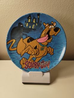 Scooby Doo COLLECTOR PLATE Zak Designs Inc 1998 Melamine Hard Plastic