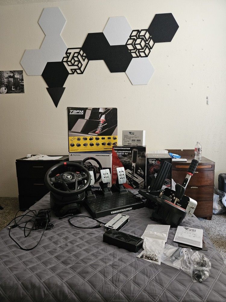 Full Thrustmaster Ps4/ps5/pc Sim Racing Kit