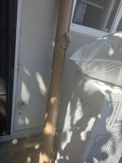 Wicker shade for big window