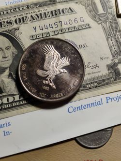 1) 1982 Silver Eagle Coin For Trade