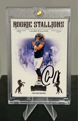 2024 Caleb Williams Panini Contenders Rookie Stallions #1 Auto