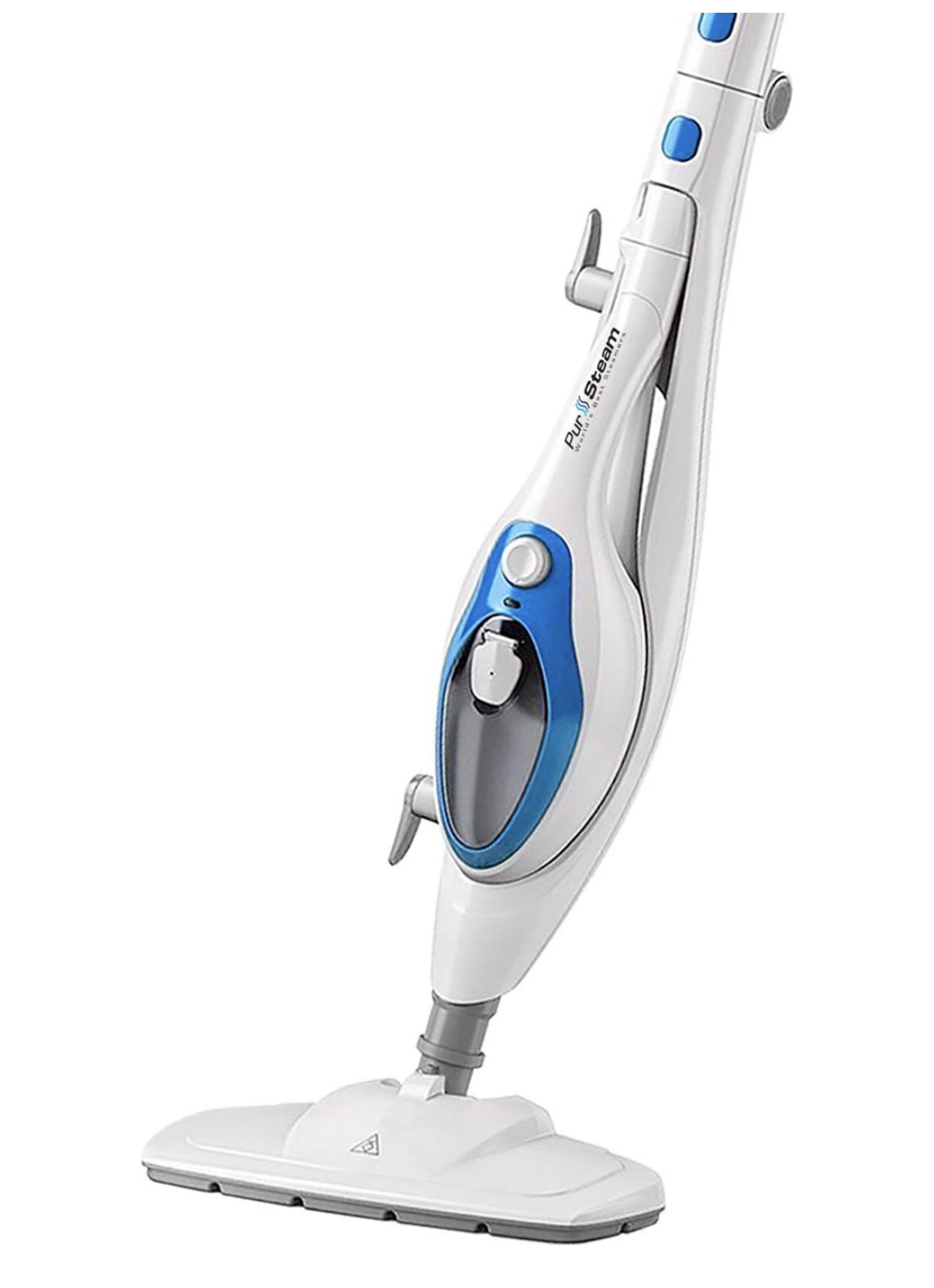 NEW! PurSteam Steam Mop Cleaner 10-in-1 with Convenient Detachable Handheld Unit, Laminate/Hardwood