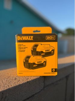 Dewalt 20v 2-4ah battery packs (read description)