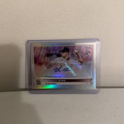 Topps Chrome MacKenzie Gore RC Auto