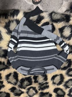 Brandy Melville Striped Cropped Shirt