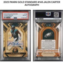 2023 Panini Gold Standard #148 Signed Jalen Cater