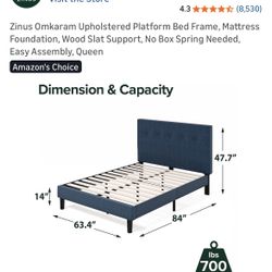 Bed Frame Queen Mattress 