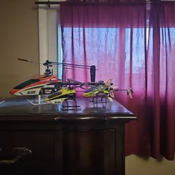 Blade Electric Remote Control Helicopter 🚁  and 3 Mini Trucks