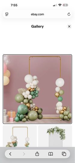 Balloon arch backdrop
