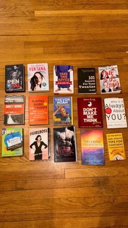 Books for $5 each!
