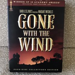 Gone With the Wind (DVD, 1939, Movie 4-Disc Collectors Edition) Box Set