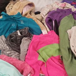 Girls Sweaters And Jackets/coats Bundle (Size 4)