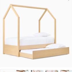 West elm story tent Bed With Trundle (Twin)