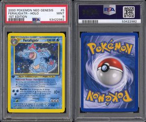 2000 Feraligatr 5/111 Neo Genesis Holo 1st Edition PSA MT 9
