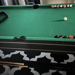 3 In 1 Pool Table/Air Hockey/Ping Pong 6 Ft by 3 Ft 