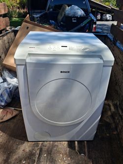 Bosch gas dryer