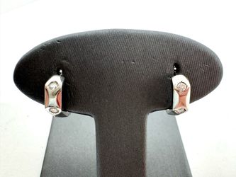 18K White Gold Huggie Earrings - 3.2G  WMP020101