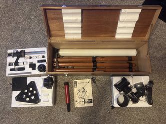 Vintage Tasco 10TE 76.2mm Refractor Telescope Kit Made In Japan