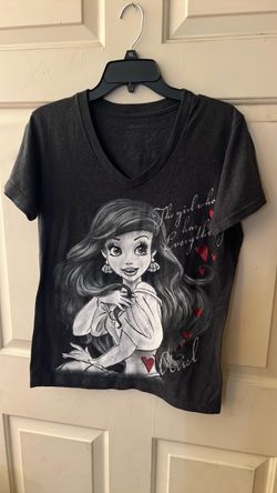 Disney Ariel dark gray top size L