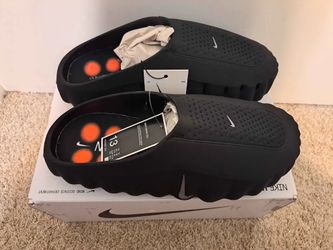 Nike mind 001 slide black chrome size 13