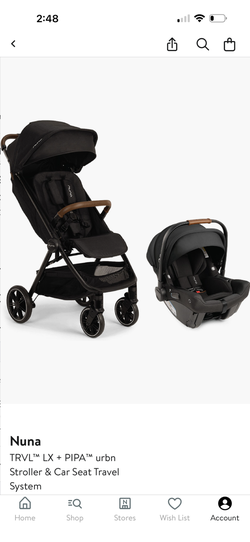 Gently used Nuna Car Seat and stroller combo