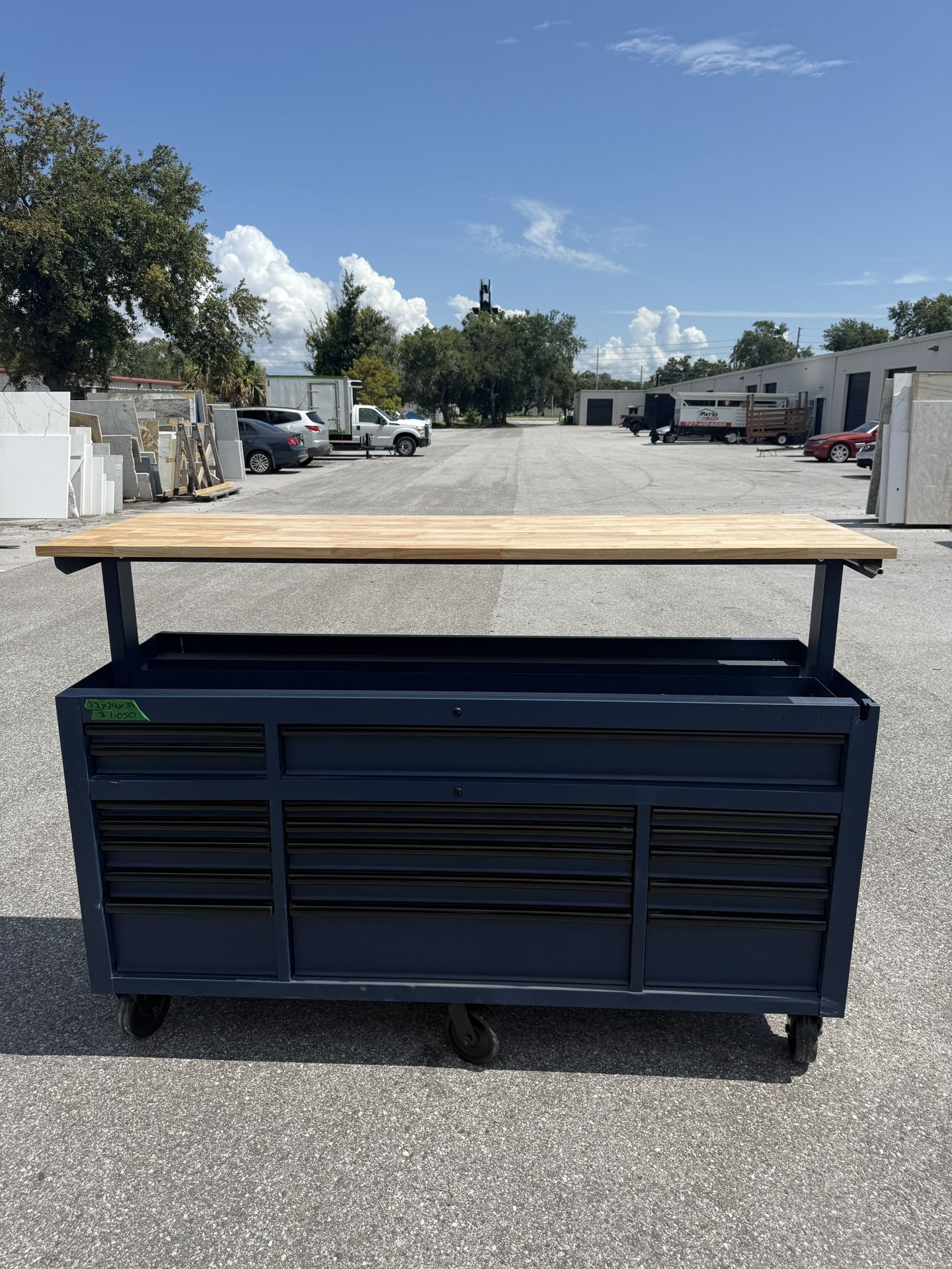 Husky 72” Blue Heavy Duty Rolling Tool Box