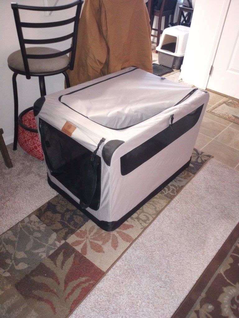 Portable Collapsible Dog Transport Crate
