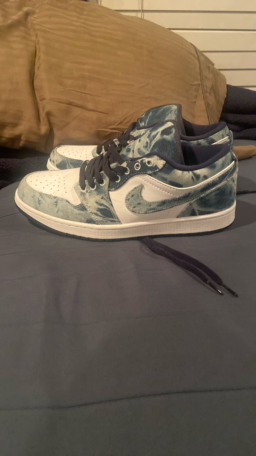 Washed Denim Jordan 1 Size 12