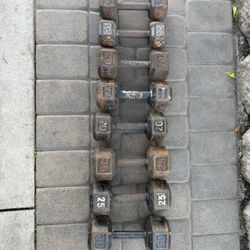 Dumbbell Set And Rack