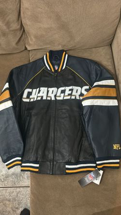 Y2K G111 San Diego Chargers Leather Jacket L