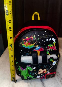 New Disneyland Mickey Main Street Electrical Parade Loungefly Mini Backpack Purse