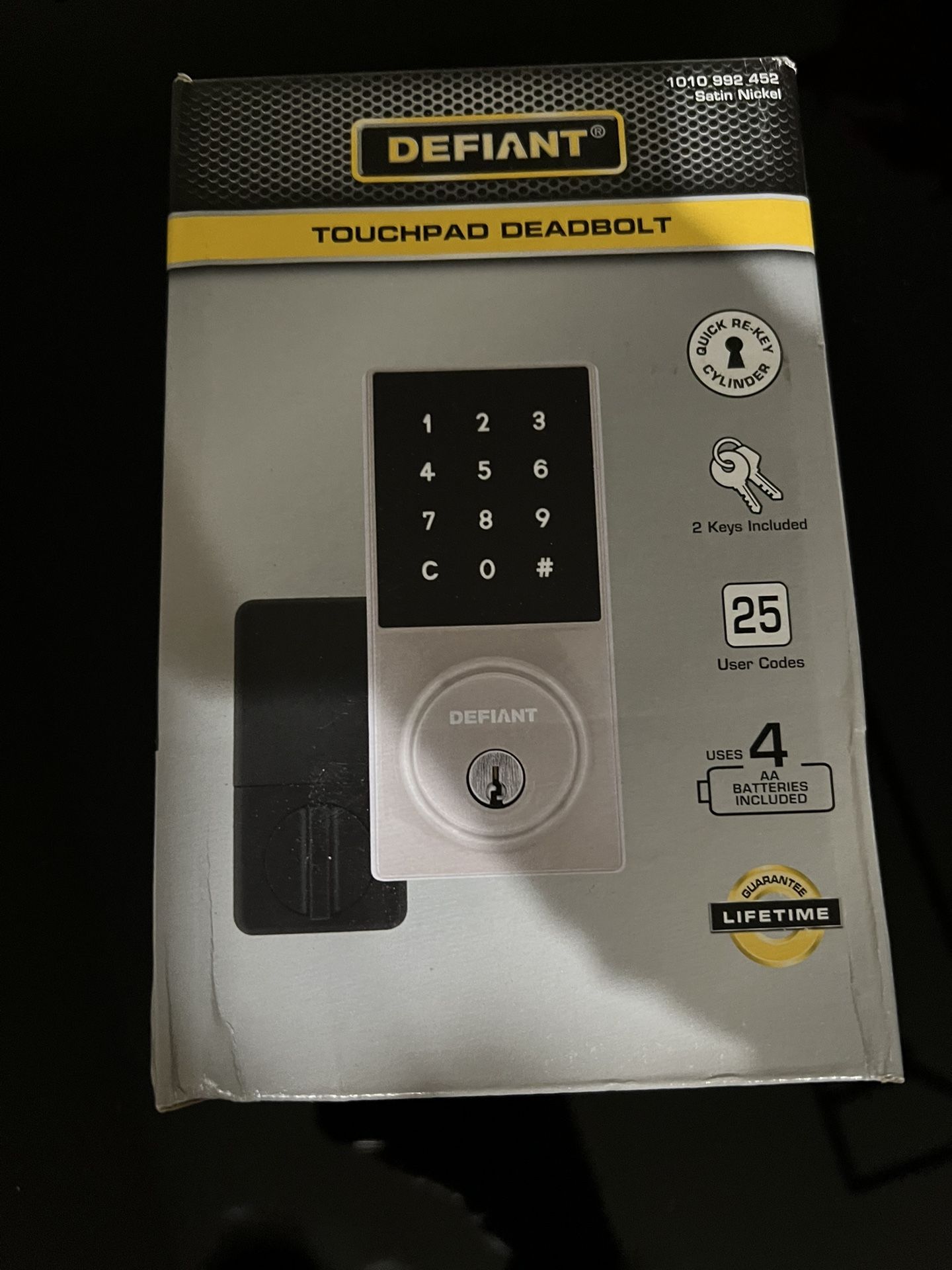 Touch Deadbolt 