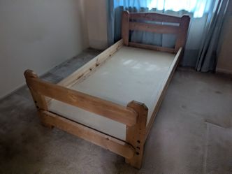 Solid Wood Twin Bed Frame