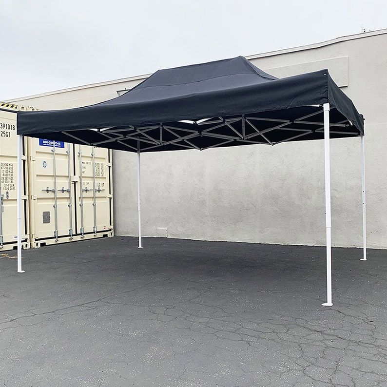 Brand New $155 Heavy-Duty 10x15 ft Popup Canopy Tent Instant Ez Shades w/ Carry Bag