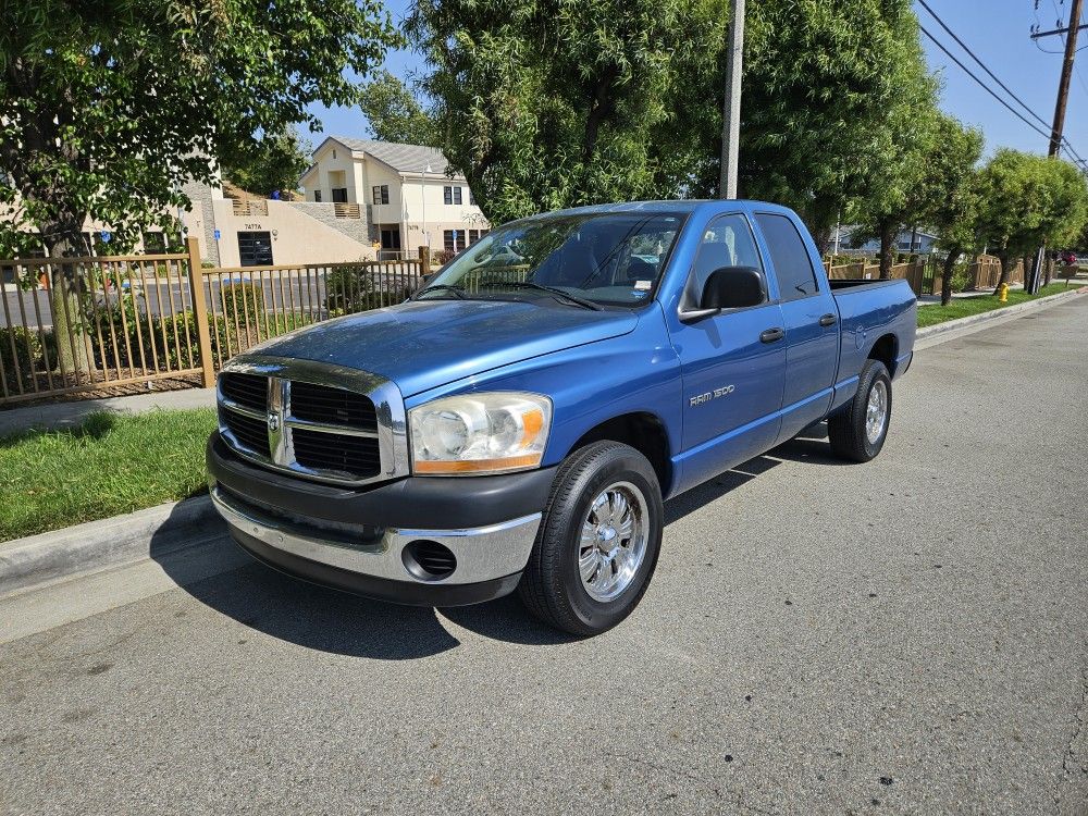 2006 DODGE RAM 1500 SPORT QUAD CAB, CLEAN TITLE + SMOGGED! 2026 FEB TAGS