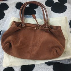 🔥BROWN 🤎 SUEDE TOTE Or SHOULDER 🛍️ BAG🎗️