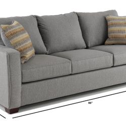 Grey Sleeper Sofa - Recently Refurbished